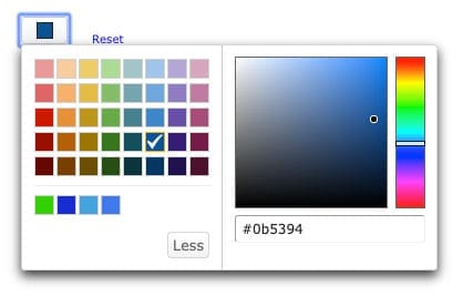 Jezzam's New Colour Picker helps you use colour to manage your online bookings